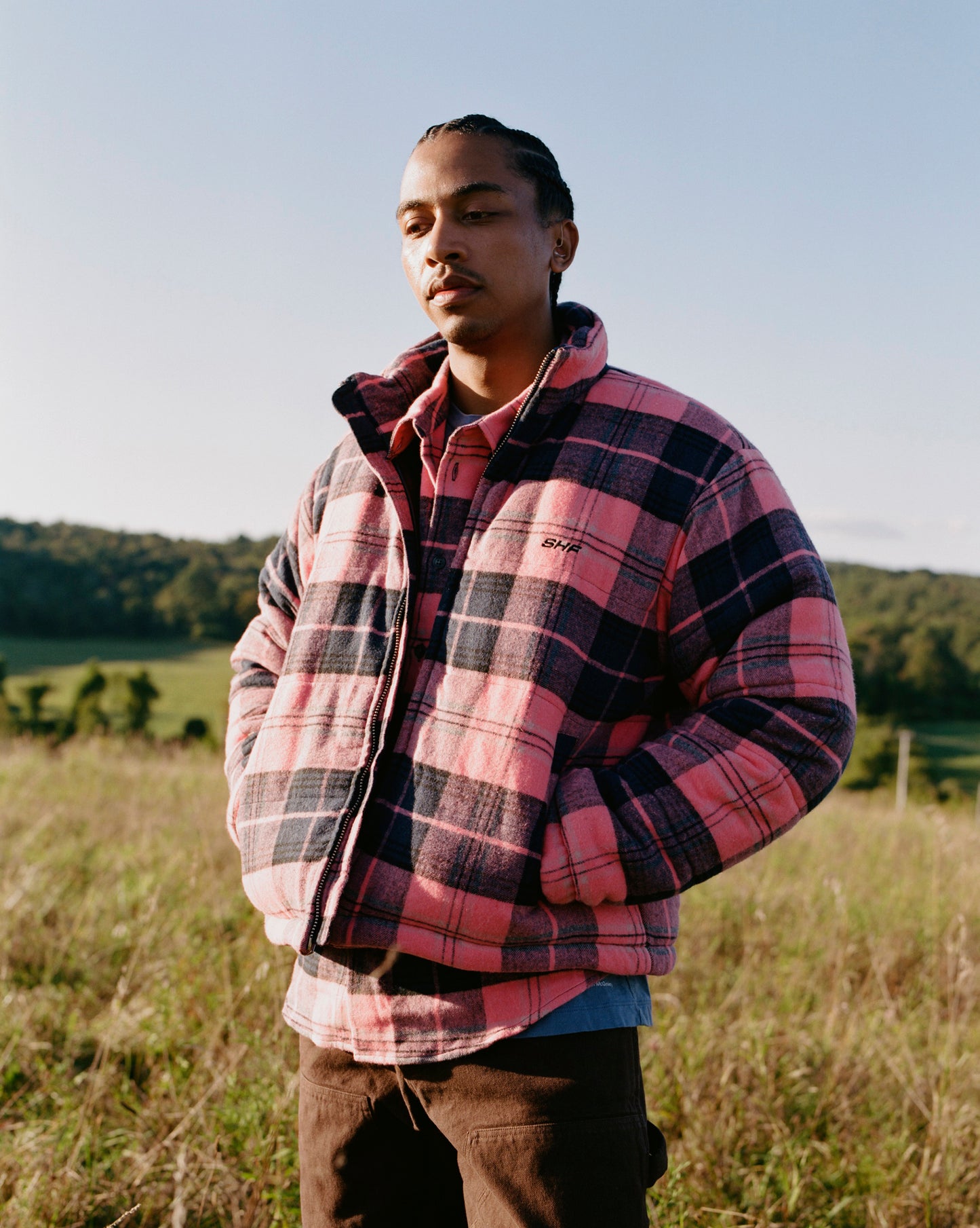 FLANNEL PUFFER JACKET