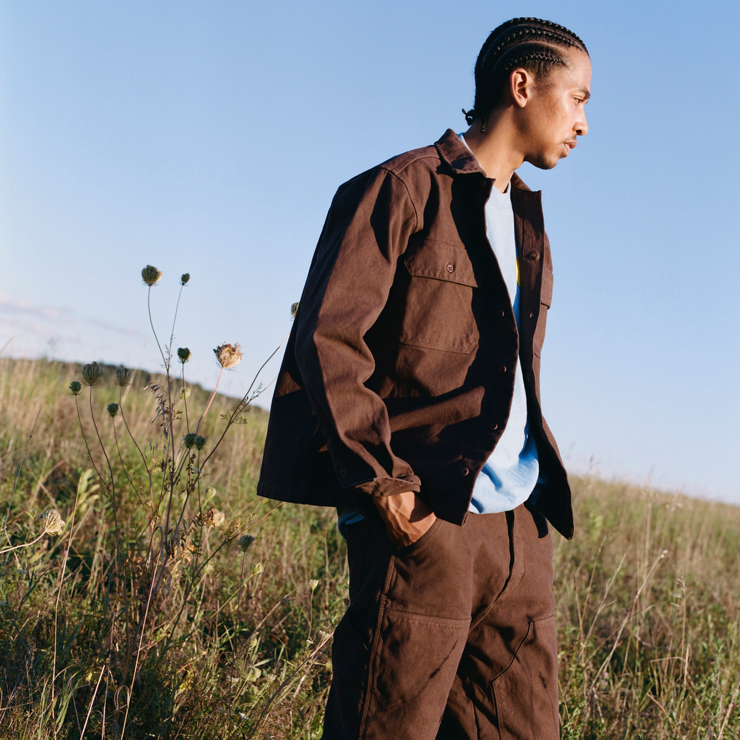 Flannel Lined Canvas Double Knee Pants