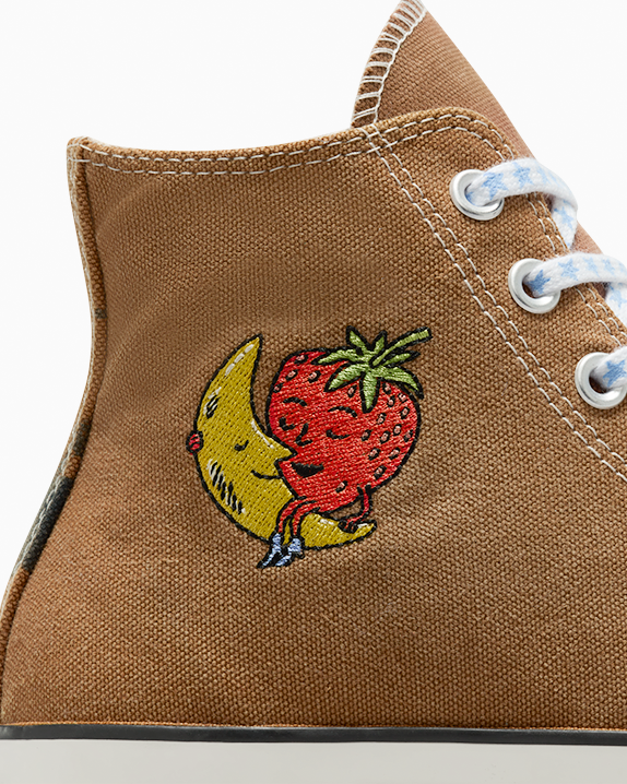 CONVERSE X SKY HIGH FARM WORKWEAR CONVERSE UPCYCLED CHUCK WOVEN - TAN