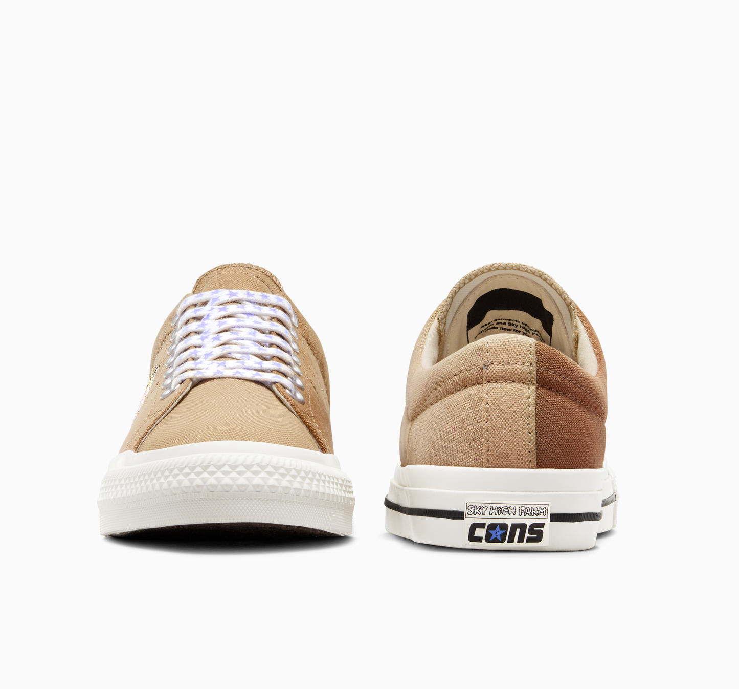 CONVERSE X SKY HIGH FARM WORKWEAR CONVERSE UPCYCLED 1STAR WOVEN - TAN