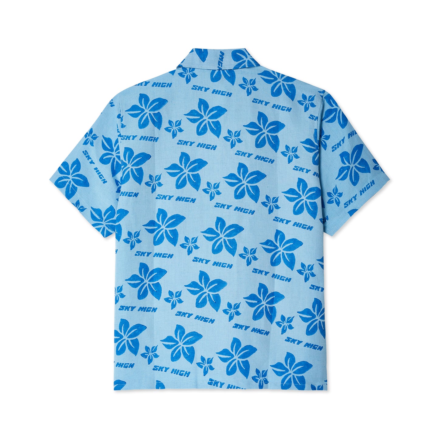 HAND BLOCK PRINT HAWAIIAN SHIRT