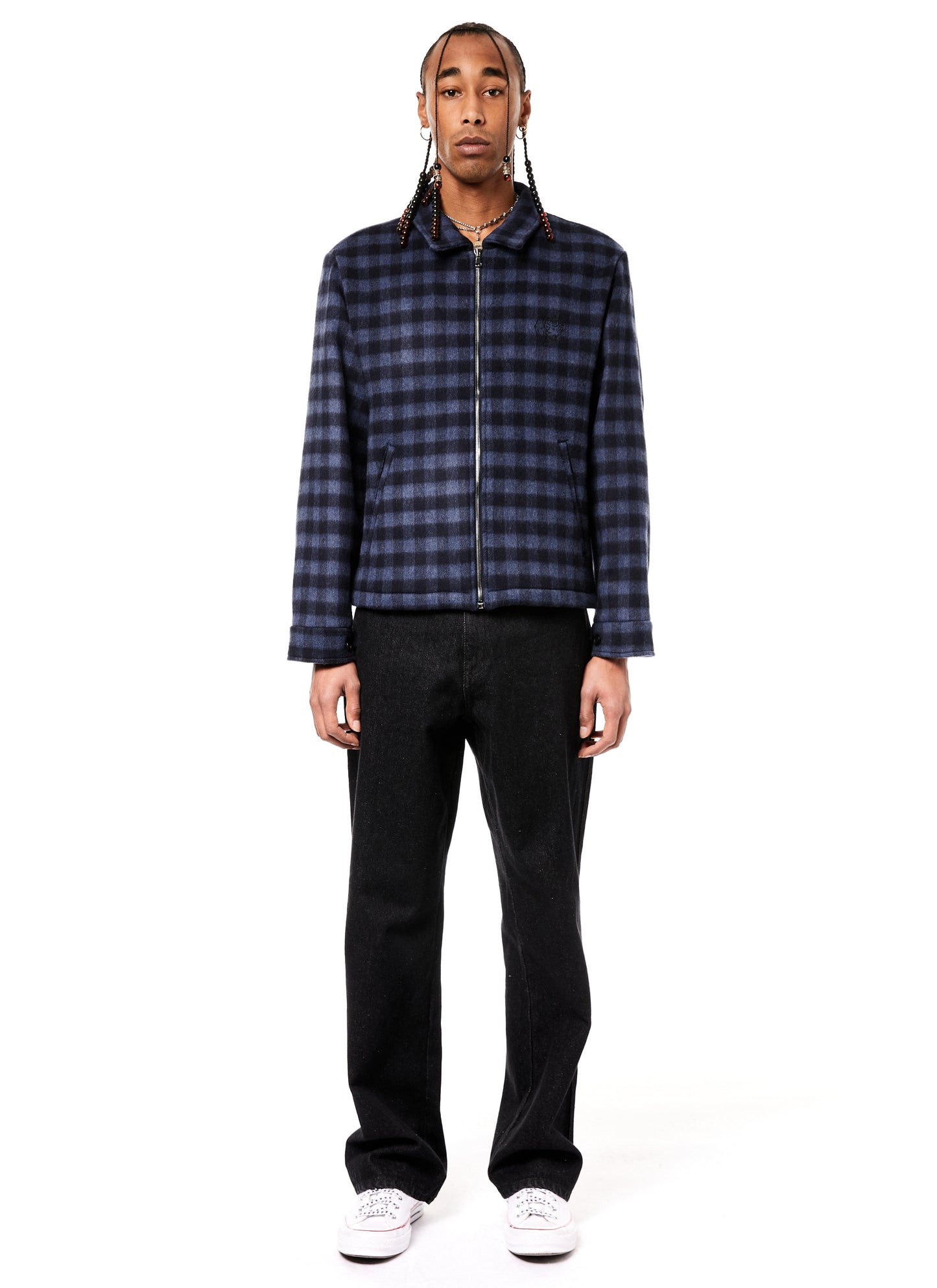 WOOL ZIP JACKET