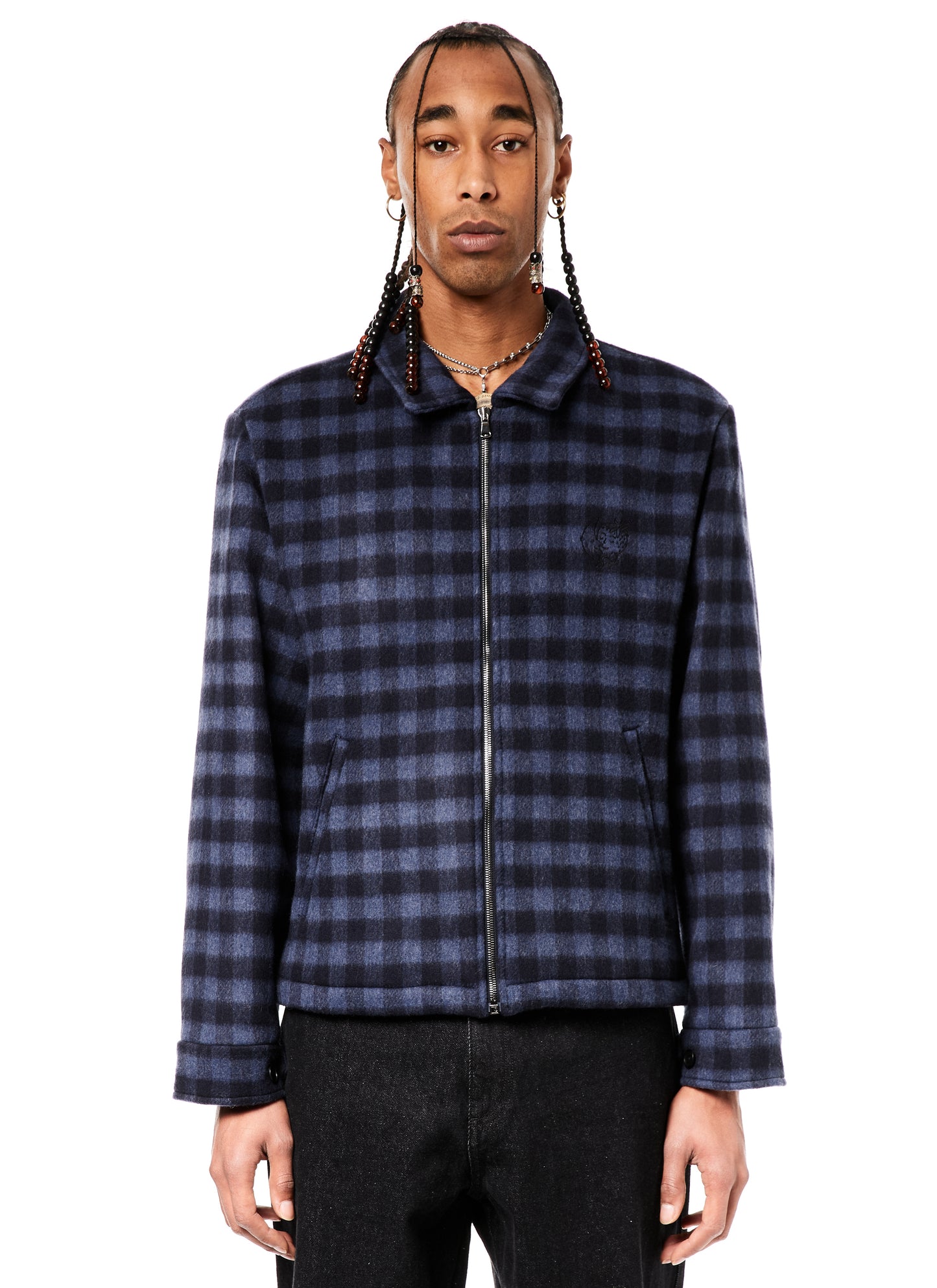 WOOL ZIP JACKET
