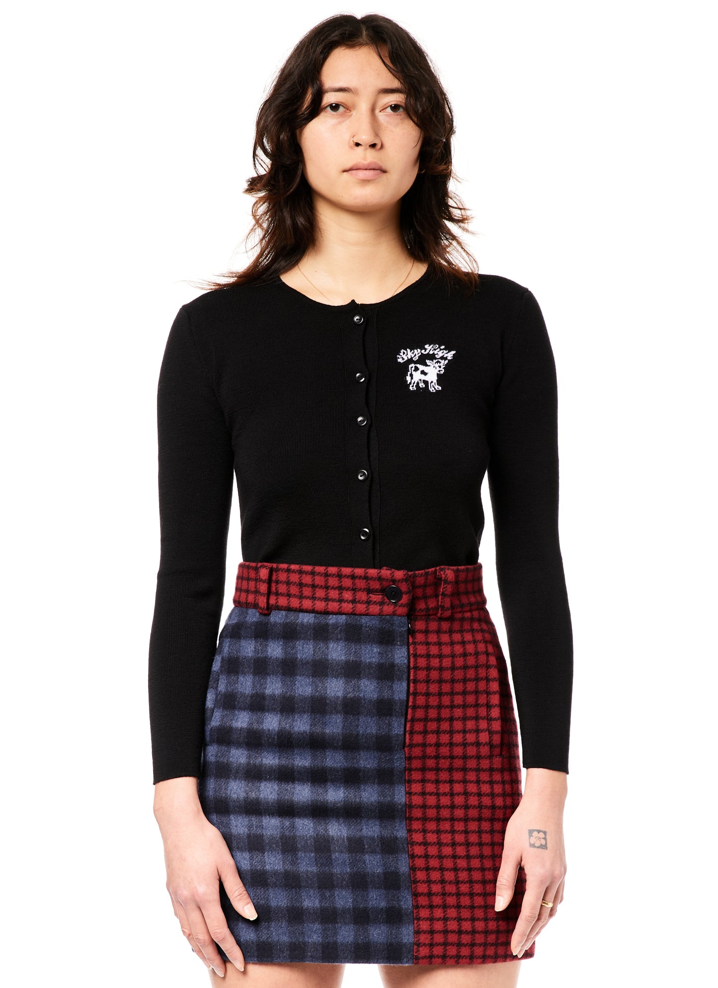 Cropped Cardigan Knit