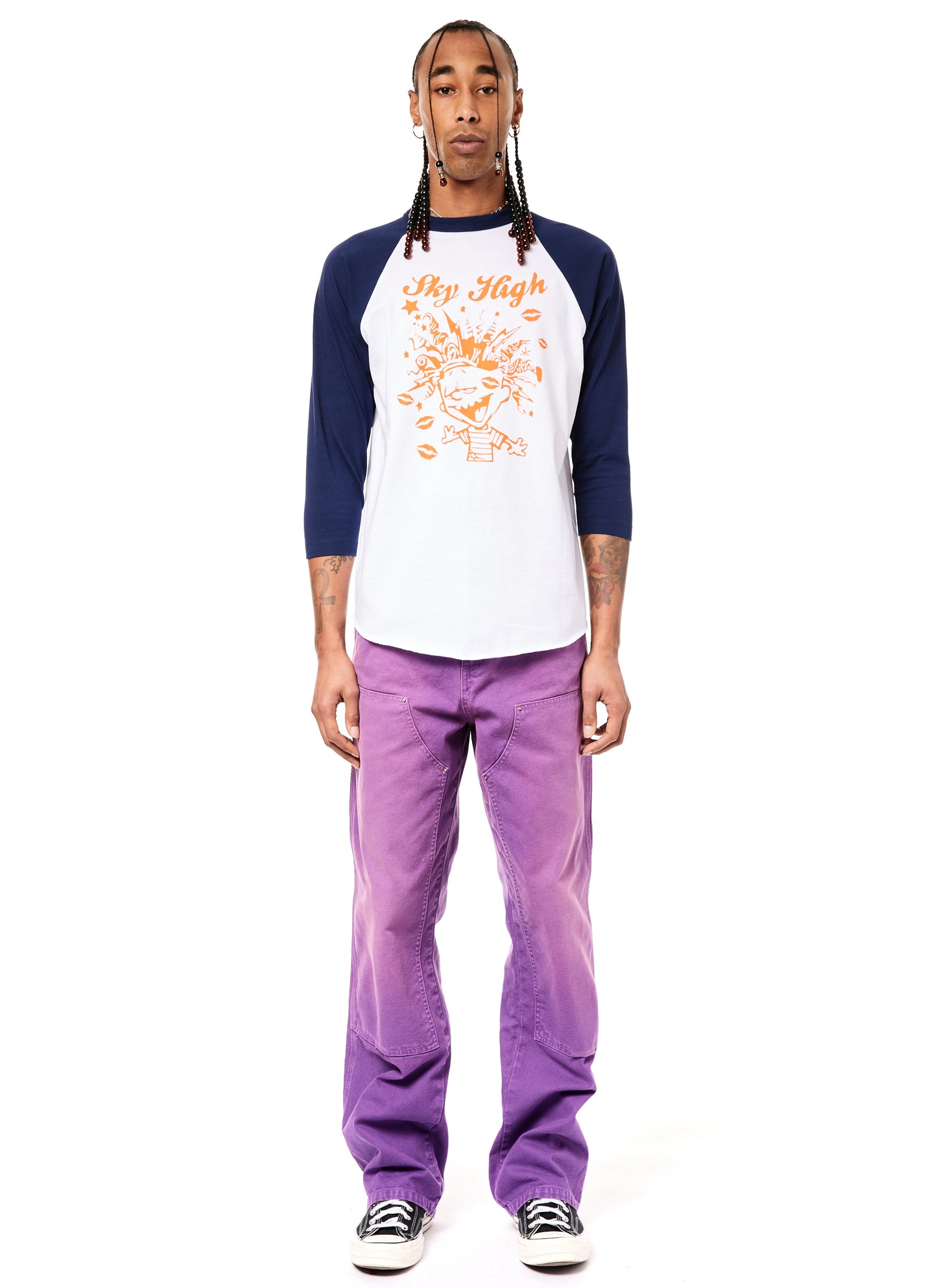 MINDBLOWN BASEBALL LONG SLEEVE TEE KNIT