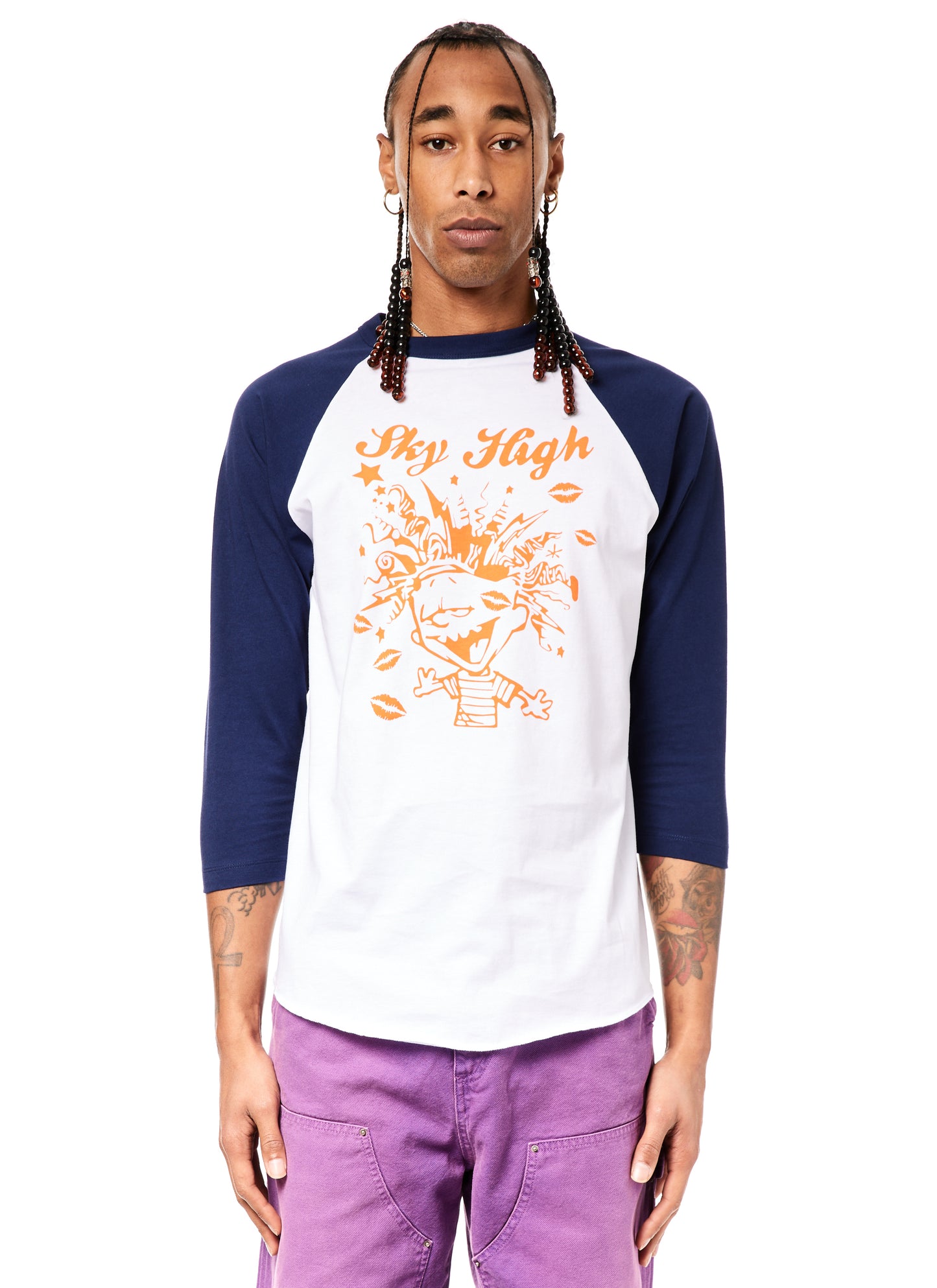 MINDBLOWN BASEBALL LONG SLEEVE TEE KNIT