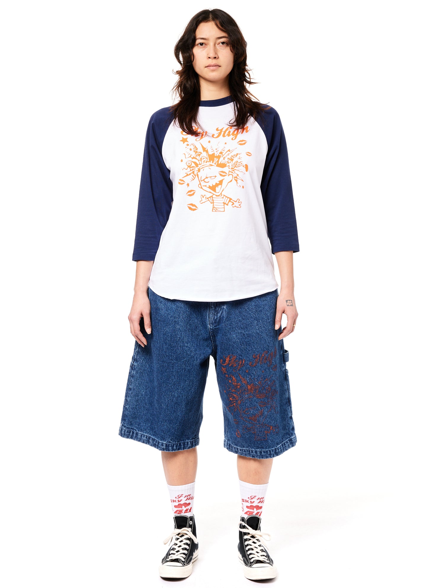 MINDBLOWN BASEBALL LONG SLEEVE TEE KNIT
