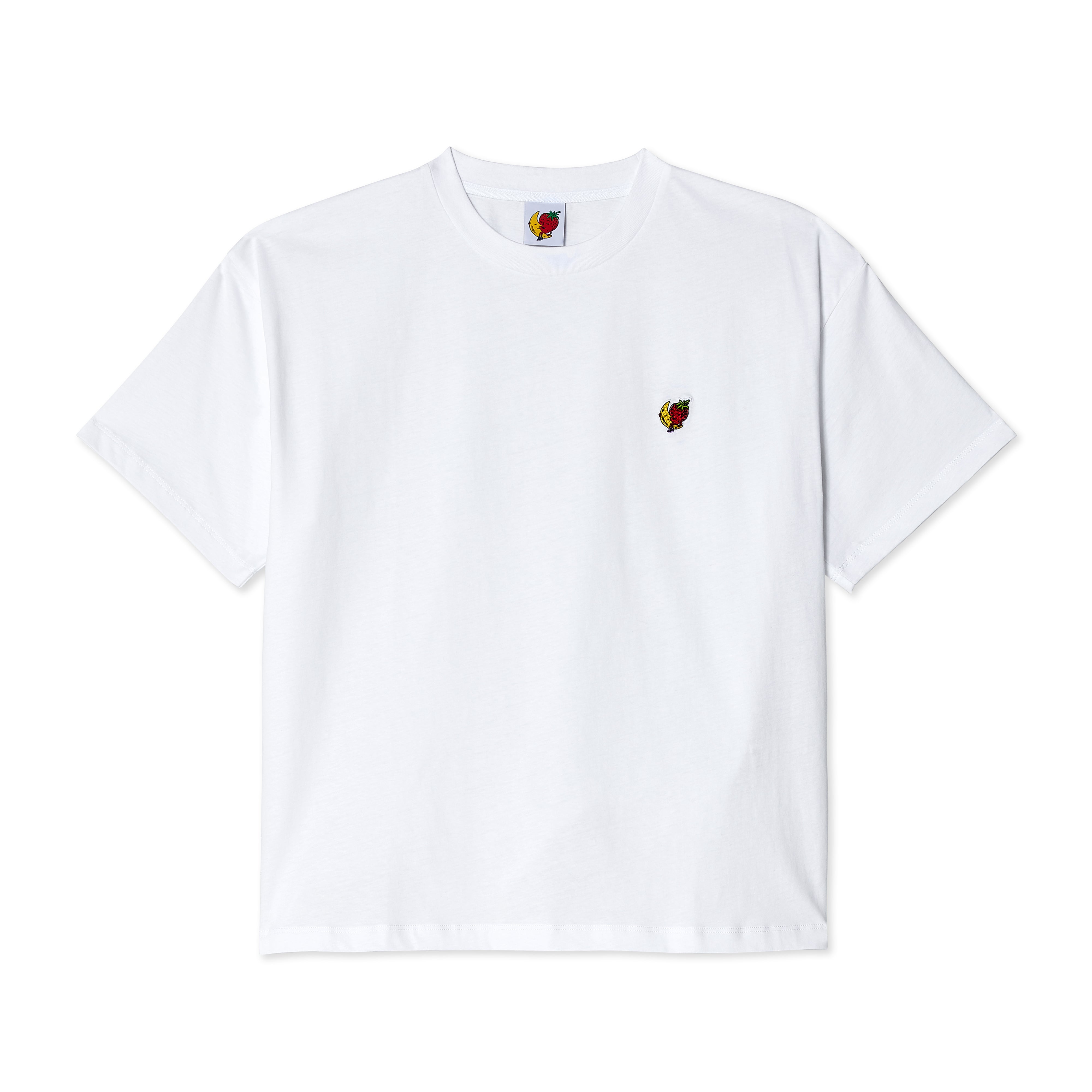 STRAWBERRY MOON PERENNIAL TSHIRT KNIT - WHITE – Sky High