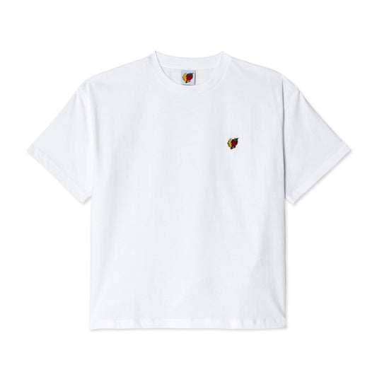 Strawberry Moon Perennial T-Shirt Knit - White