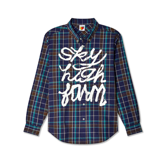 Hybrid Button Down Shirt Woven Knit