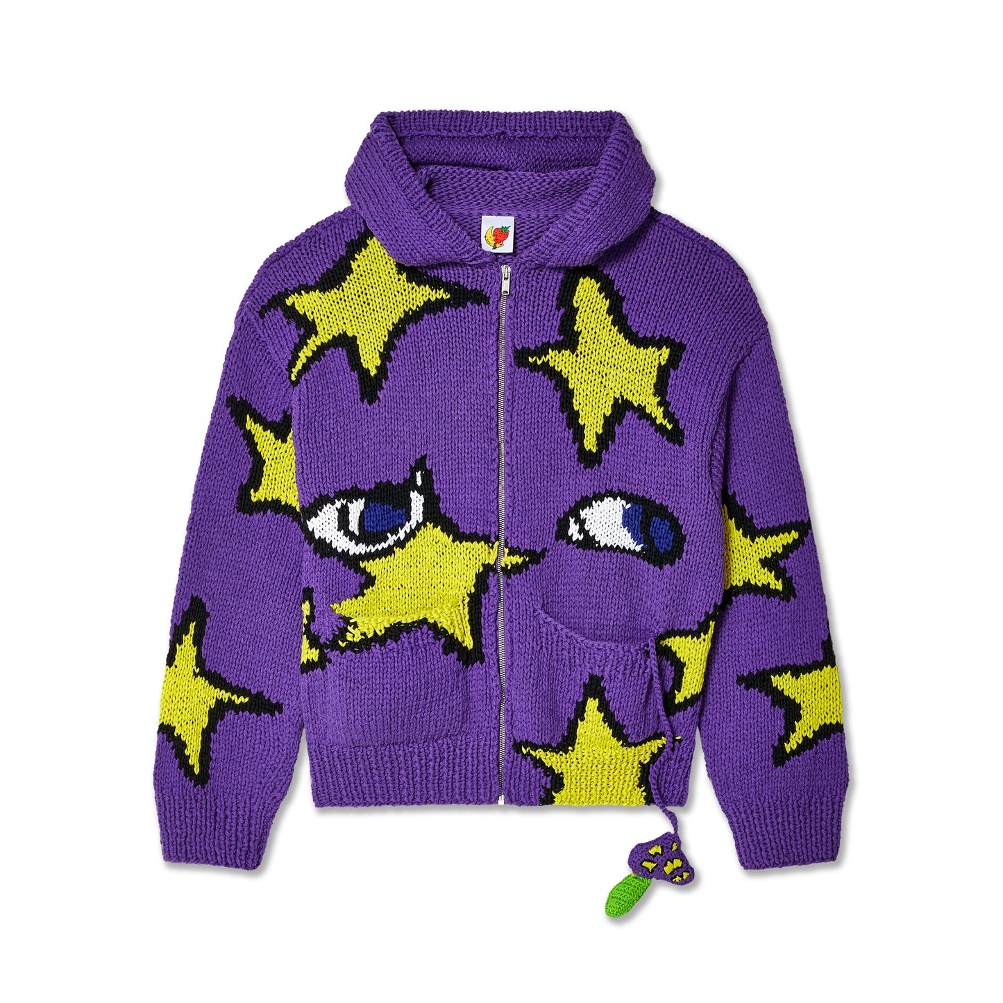 Shroomie Hand-Knit Hoodie