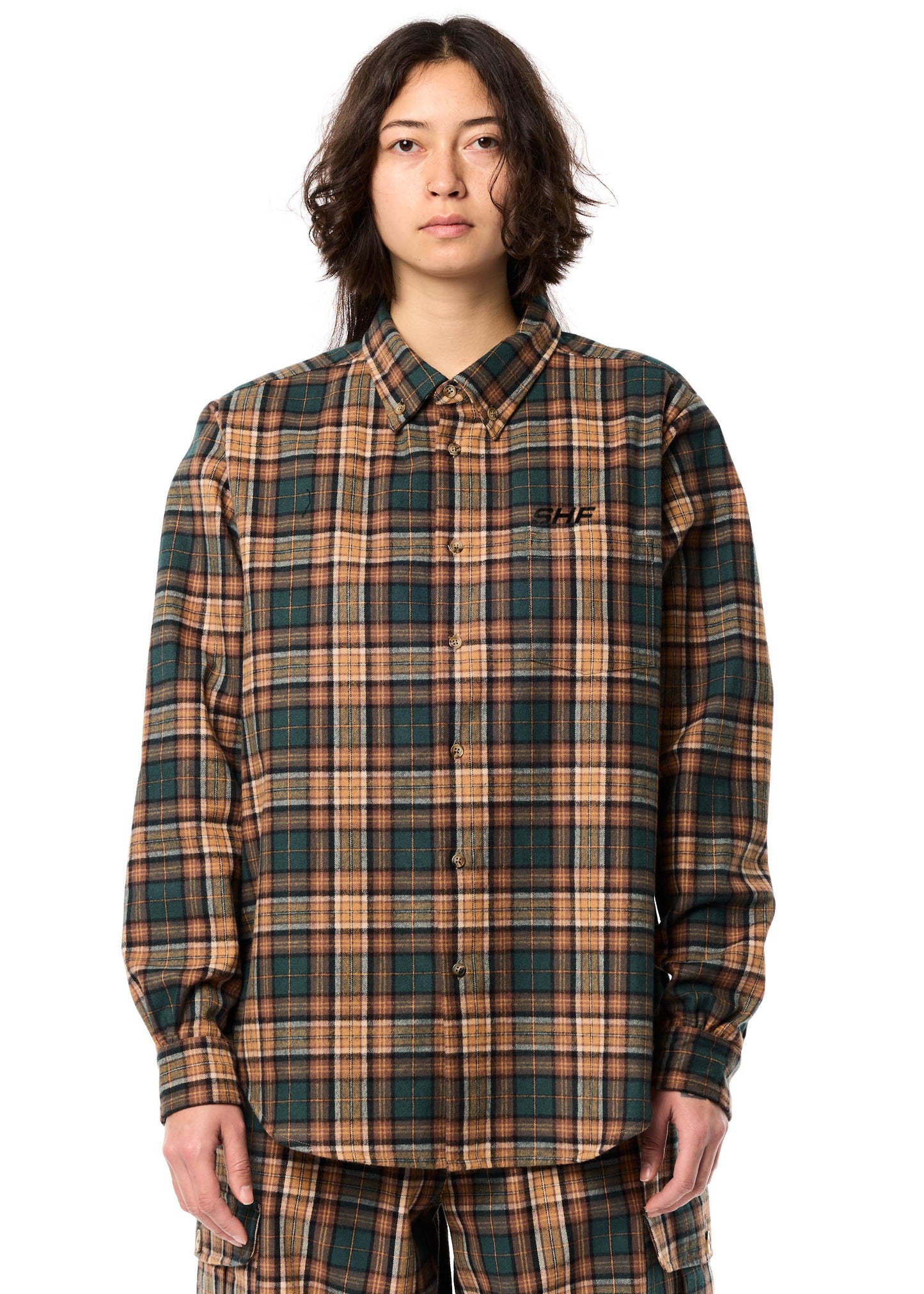 FLANNEL BUTTON DOWN SHIRT