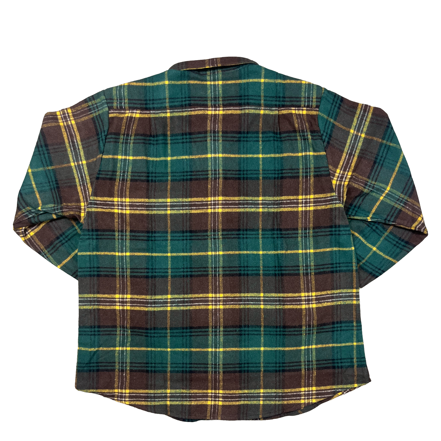 Flannel Button Down Shirt - Yellow