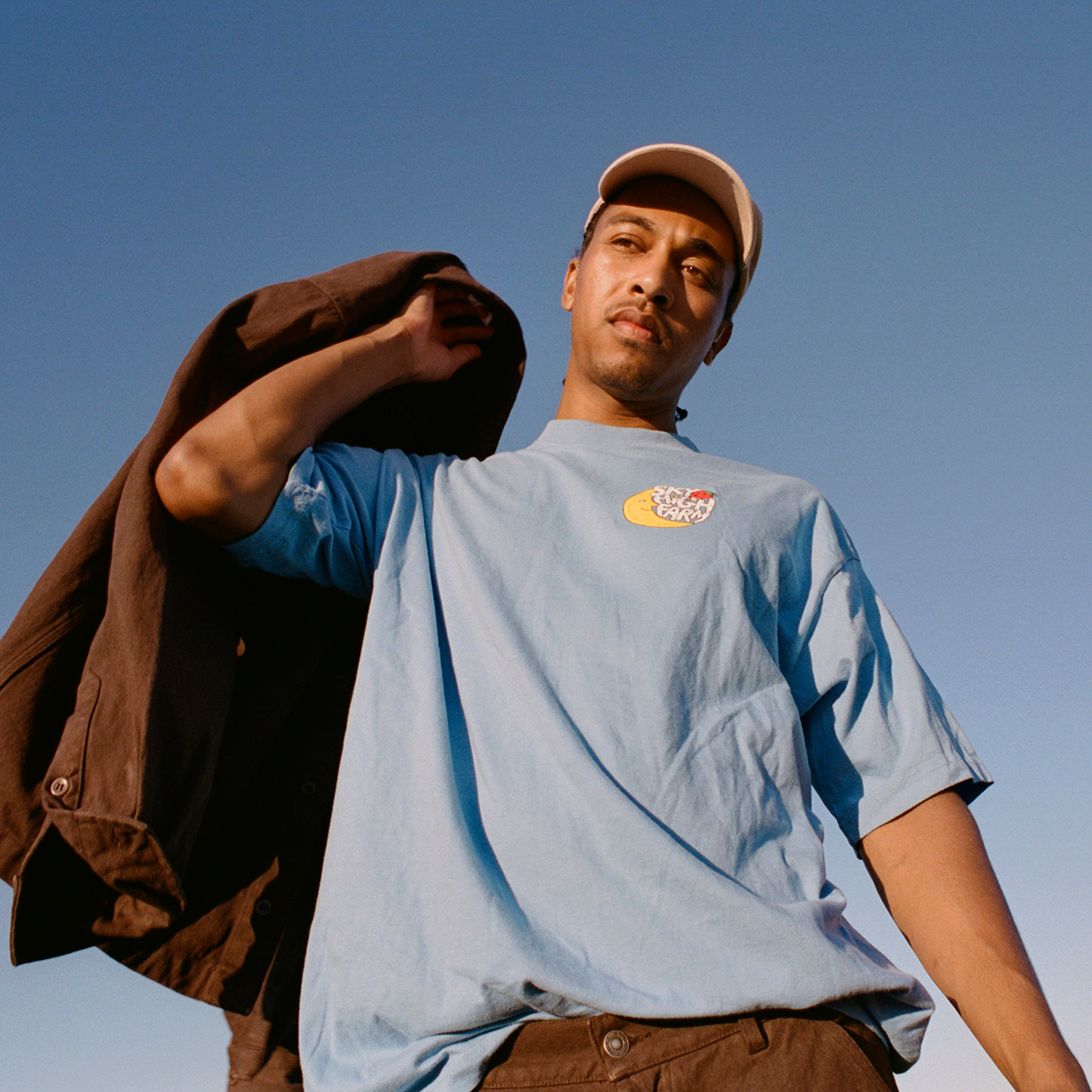 Canvas Work Overshirt - Brown