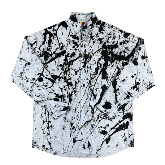 HAND PAINTED BUTTON DOWN SHIRT