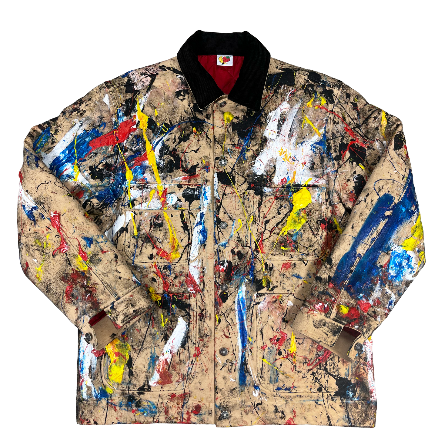 Hand Painted Canvas Chore Coat