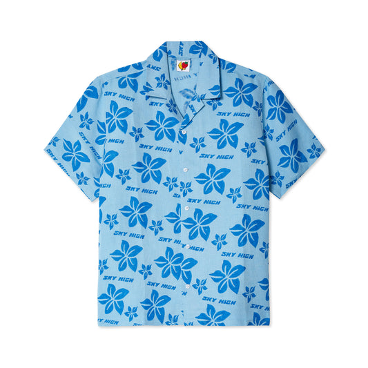 HAND BLOCK PRINT HAWAIIAN SHIRT