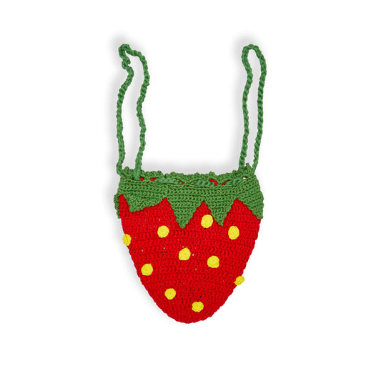 Strawberry Crochet Bag Knit