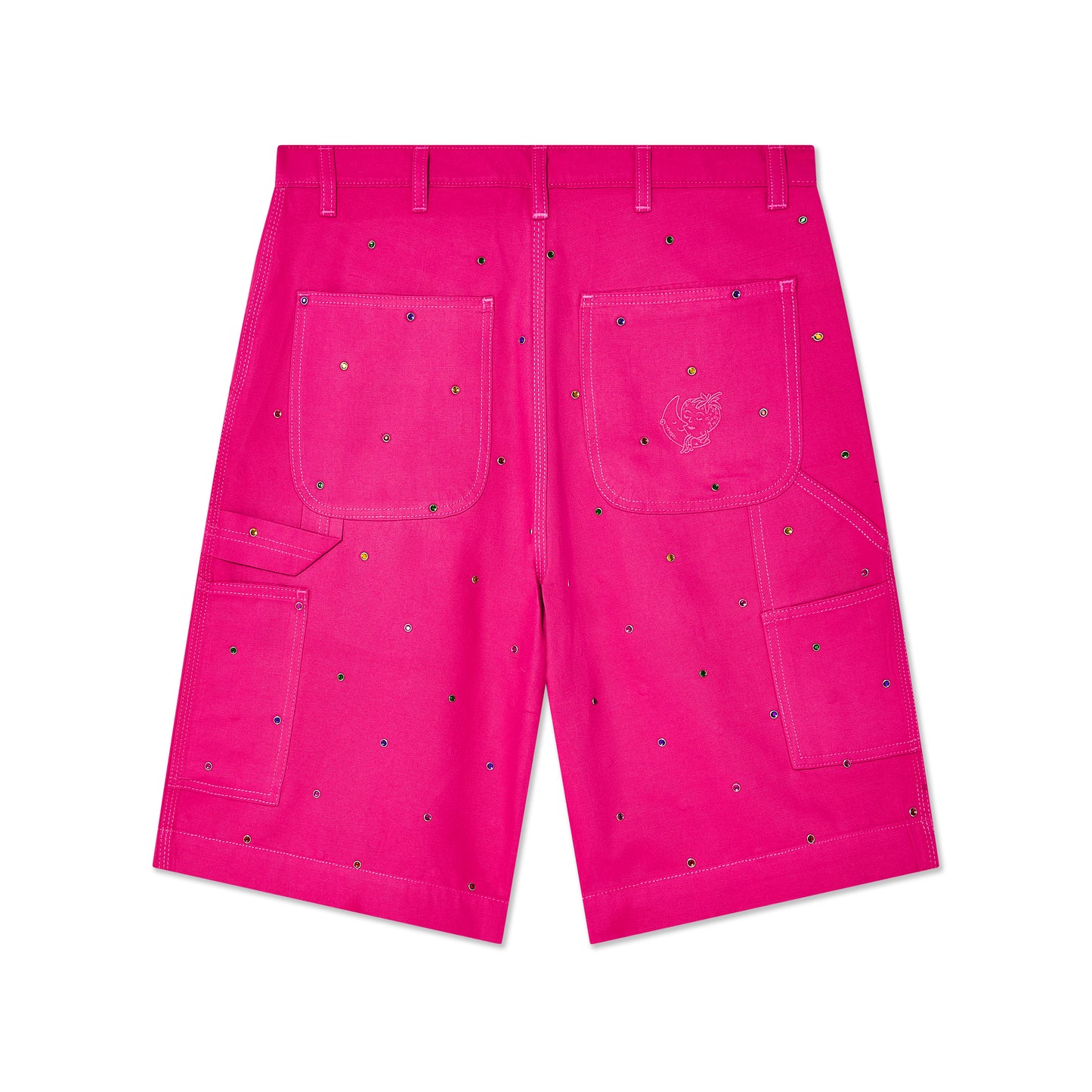 Studded Work Shorts Woven