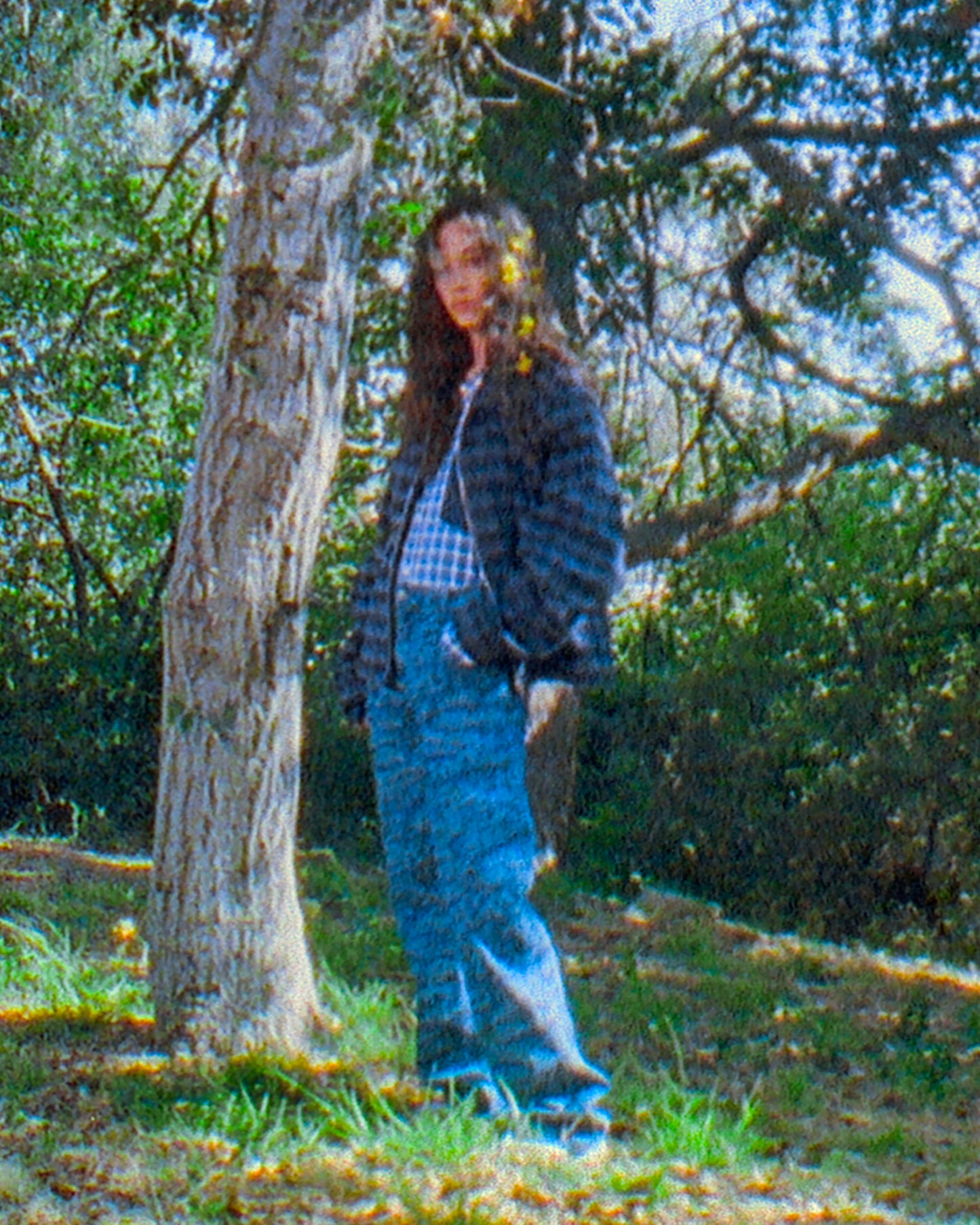 Split Tartan Button Down Shirt