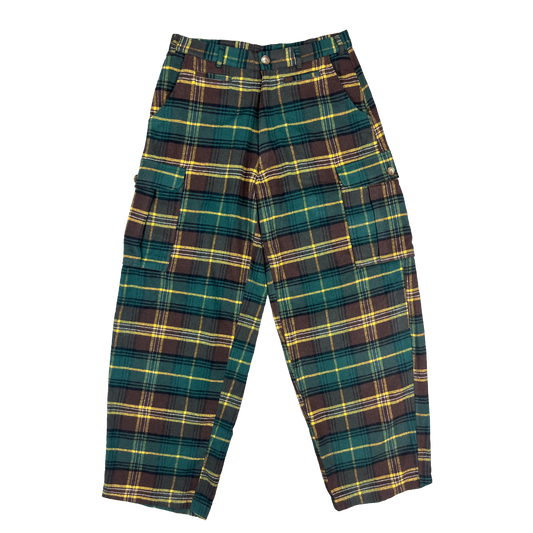 FLANNEL CARGO PANTS