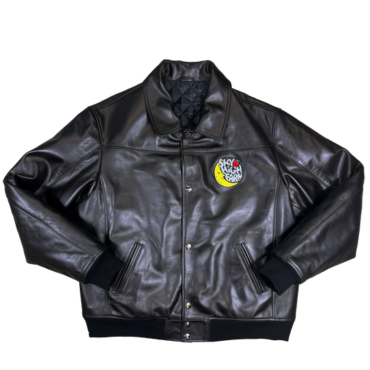 LOGO JACKET LEATHER